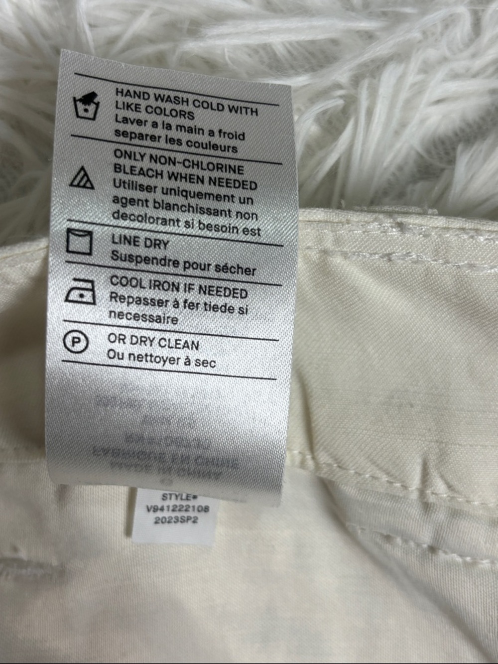 Vince Wide Leg Cargo Pants Bone - Picture 9 of 11